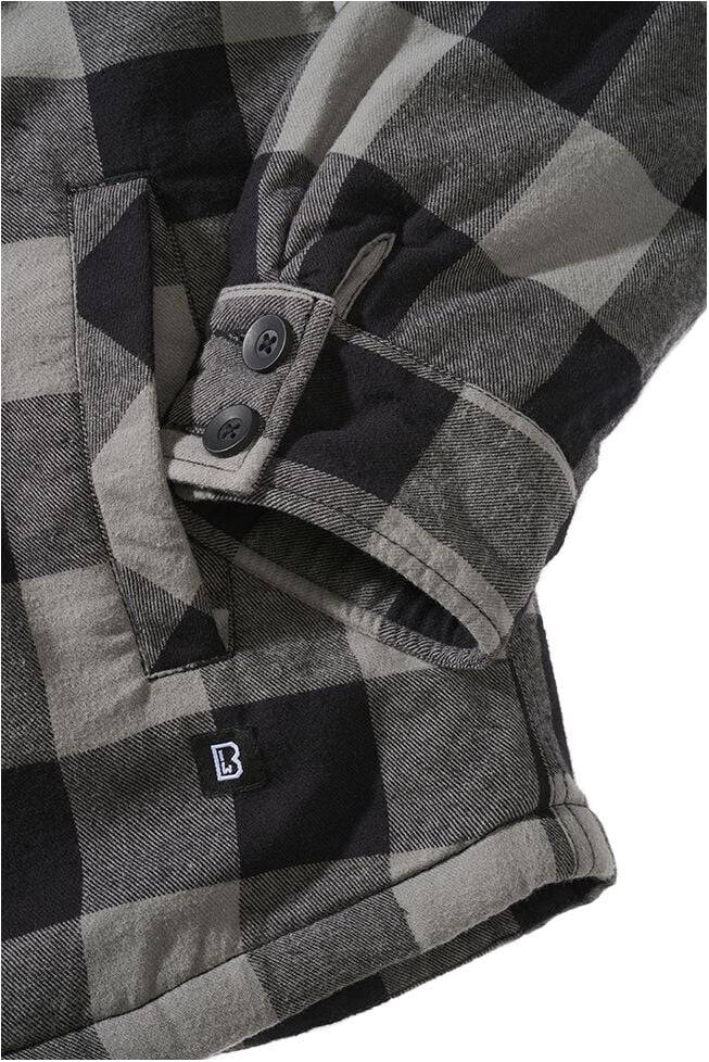 EMP "Lumberjacket Hooded" Übergangsjacke schwarz von Brandit Super Sparpreis