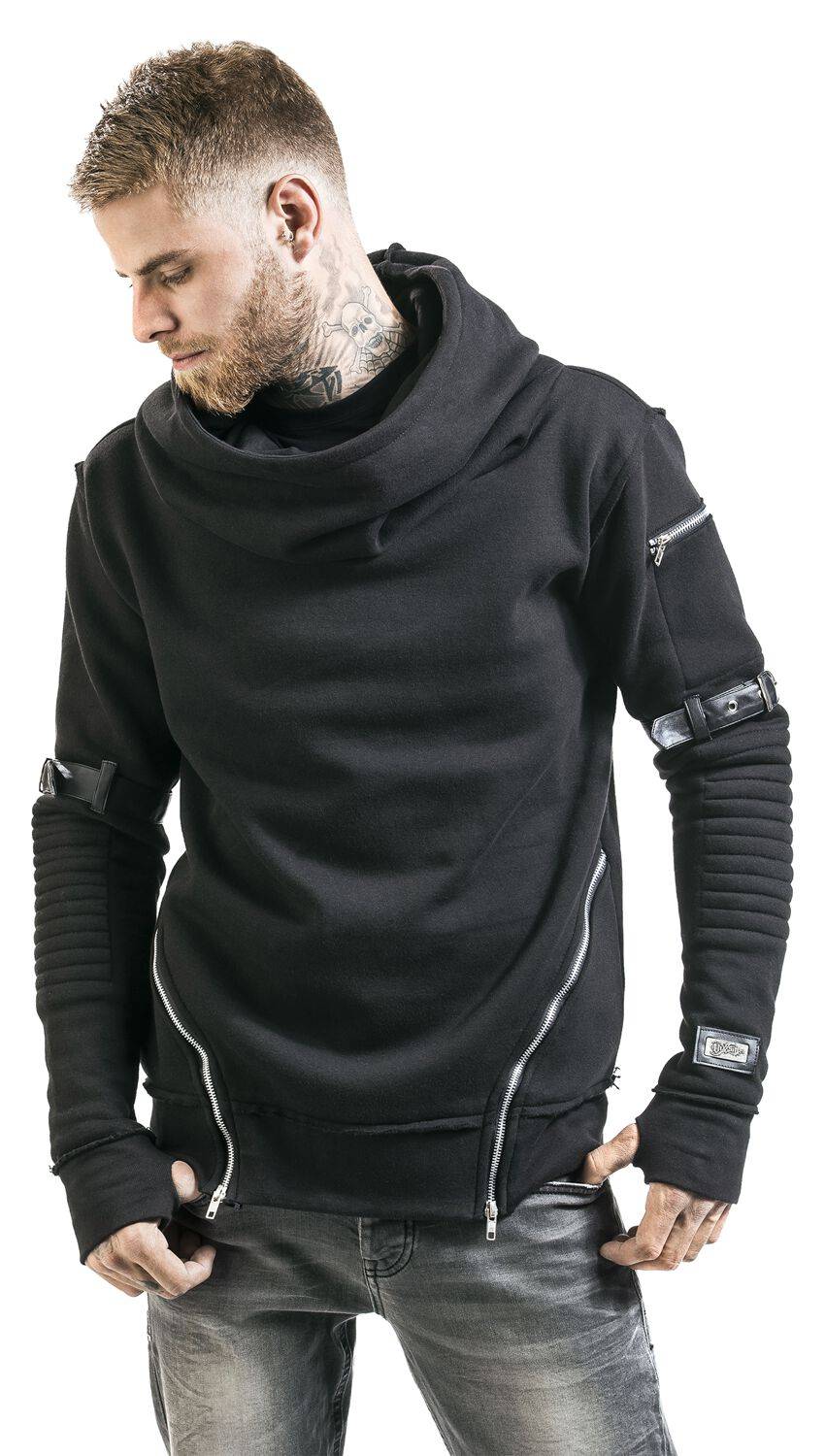 EMP "Voyage Hood" Kapuzenpullover schwarz von Vixxsin Kostenlose Rückgabe