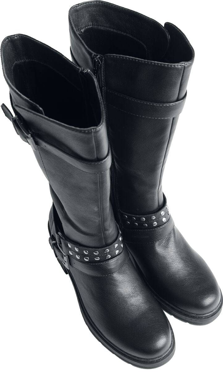 EMP Stiefel schwarz von Gothicana by EMP Begrenzte Freigabe
