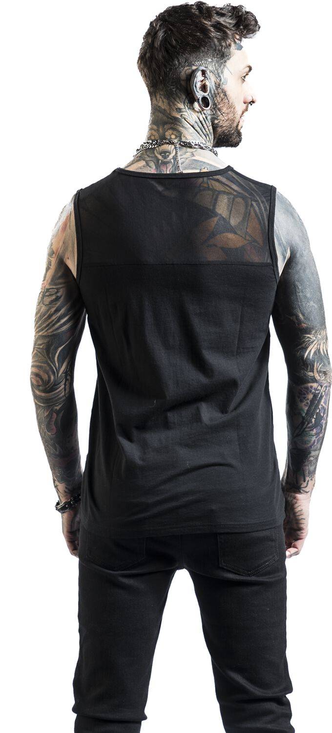 EMP Tank-Top schwarz von Gothicana by EMP Outlet