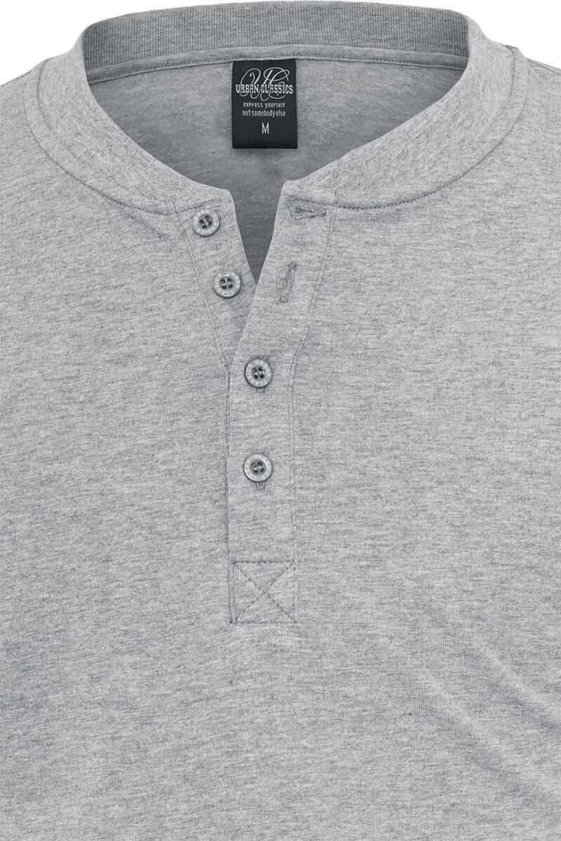 EMP "Basic Henley" Langarmshirt grau von Urban Classics Angebote