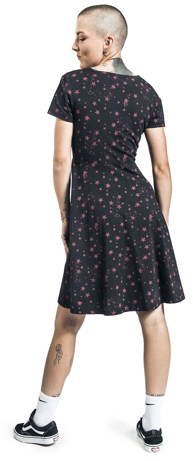 EMP Kurzes Kleid schwarz/rot von RED by EMP Osterangebot