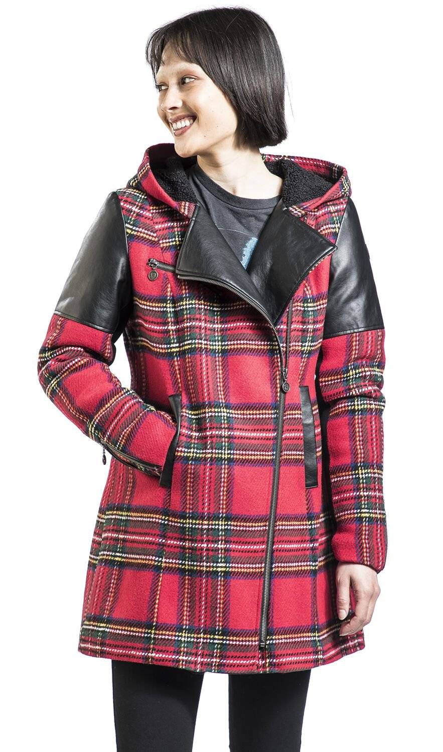 EMP Übergangsjacke schwarz/rot von RED by EMP Heißer Verkauf