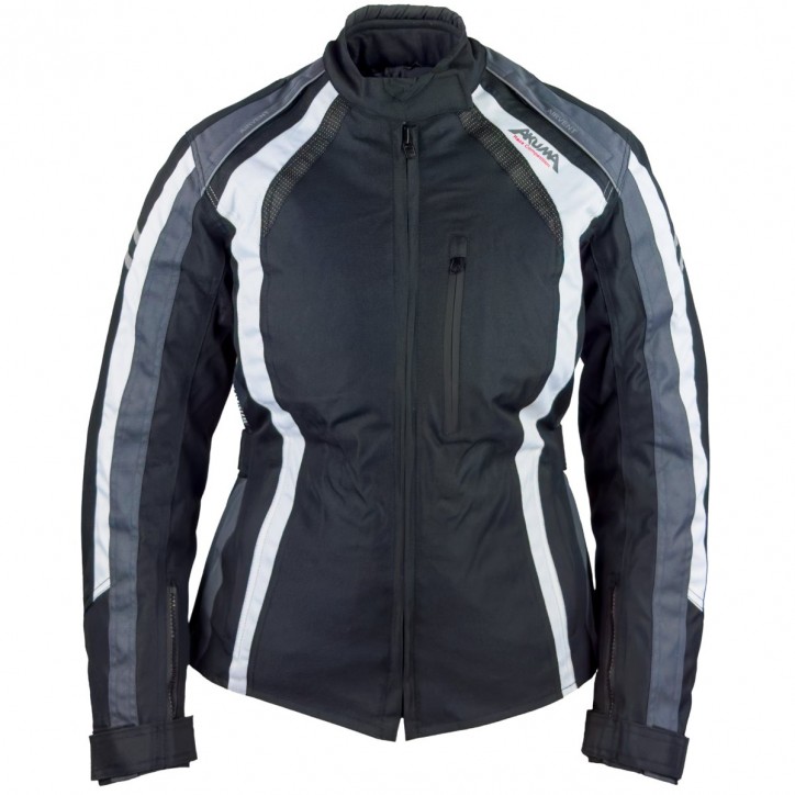 Roleff Akuma Venedig Lady Damenjacke Schwarz/Grau/Weiß Bis zu 50% Rabatt