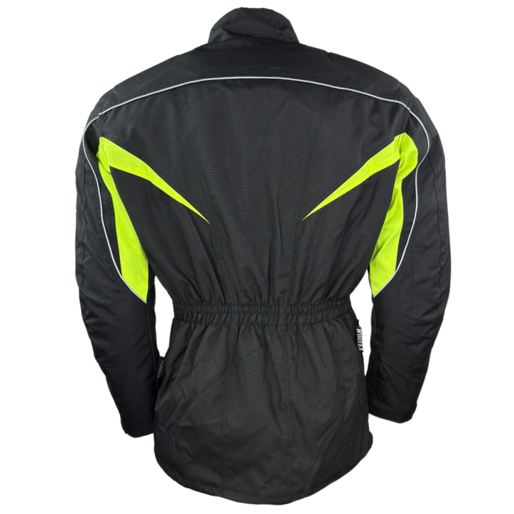 Roleff RO10005 - Motorradjacke in Schwarz / Neongelb Bis zu 65% Rabatt