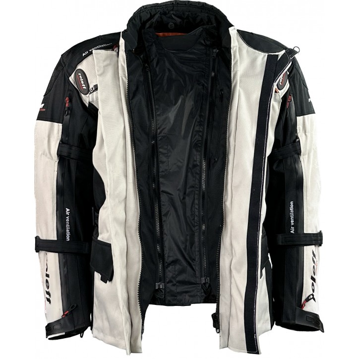 Roleff RO1121 Ultimativer Schutz und Stil: Die Enduro-Motorradjacke, die jedes Abenteuer rockt!" Nur noch ein Tag übrig