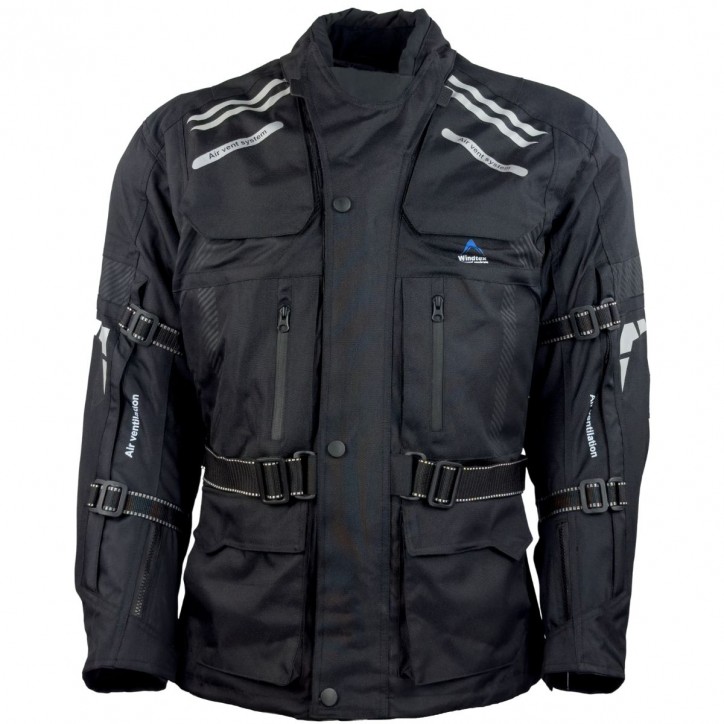 Roleff RO774 - Motorradjacke in Schwarz 50% Rabatt mit kostenlosem Versand