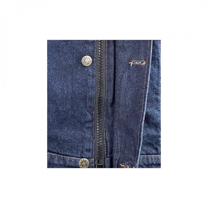 Roleff RO1515 - Blau/Stonewashed - Klassische Jeans Motorradjacke mit Aramidverstärkung Speichern exportieren