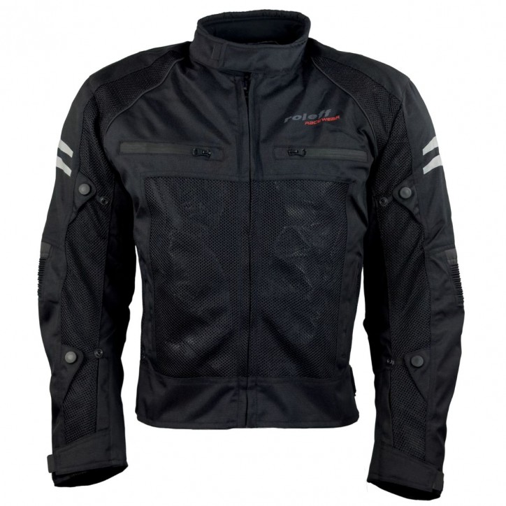 Roleff RO613 - Mesh Motorradjacke mit Klimamembrane: Perfekt für Sommertouren Im Verkauf
