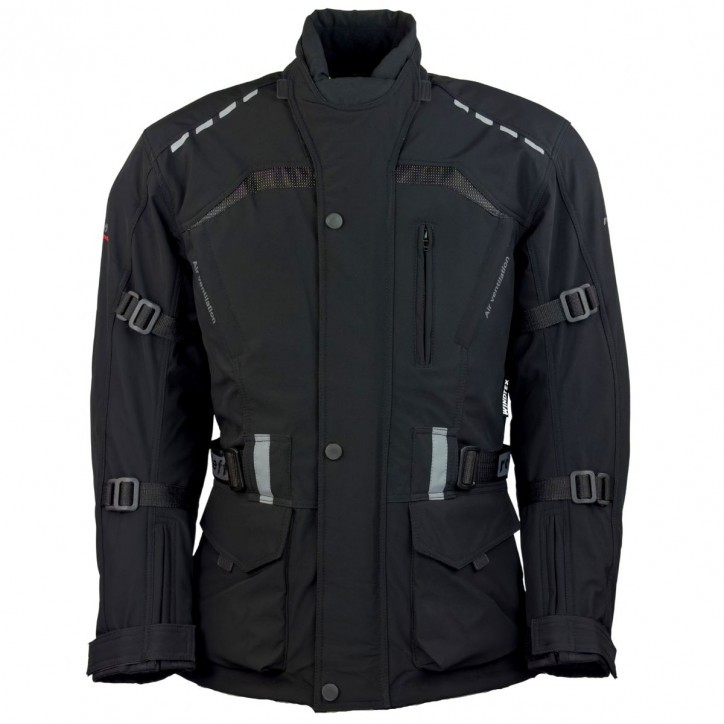 Roleff RO1512 - Schwarze Softshell Motorradjacke Rabatte dieses Monats