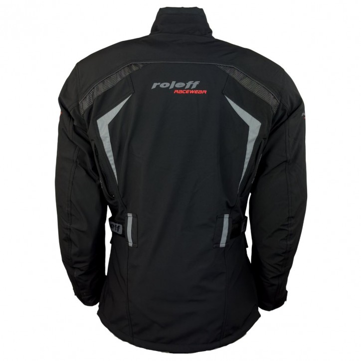 Roleff RO1512 - Schwarze Softshell Motorradjacke Rabatte dieses Monats