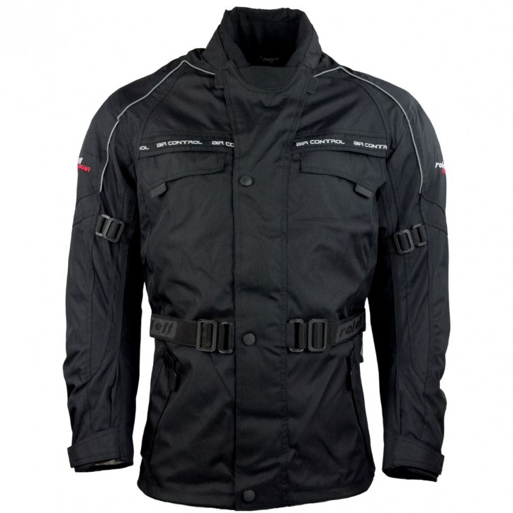 Roleff RO700 - lange Textil Motorradjacke Reno -schwarz Online