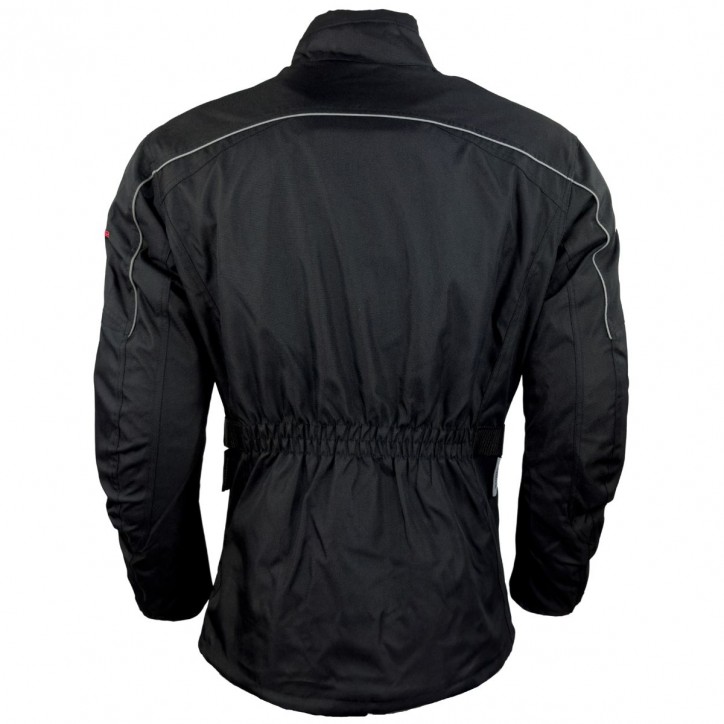 Roleff RO700 - lange Textil Motorradjacke Reno -schwarz Online