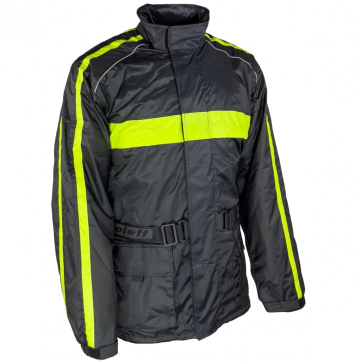Roleff RO1001 - Regenjacke in Schwarz / Neongelb Angebote