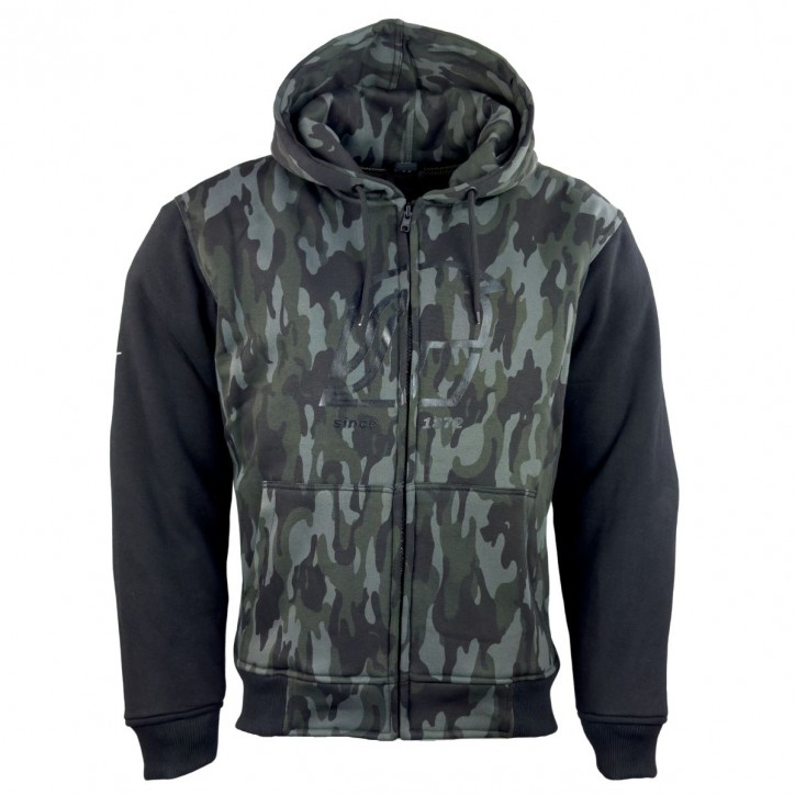 Roleff RO3340 - Hoodie mit Aramid & Protektoren - camouflage/schwarz Blitzverkäufe