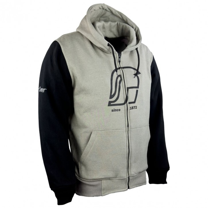 Roleff RO3330 - Hoodie mit Aramid & Protektoren - beige/schwarz Kostenloser Versand