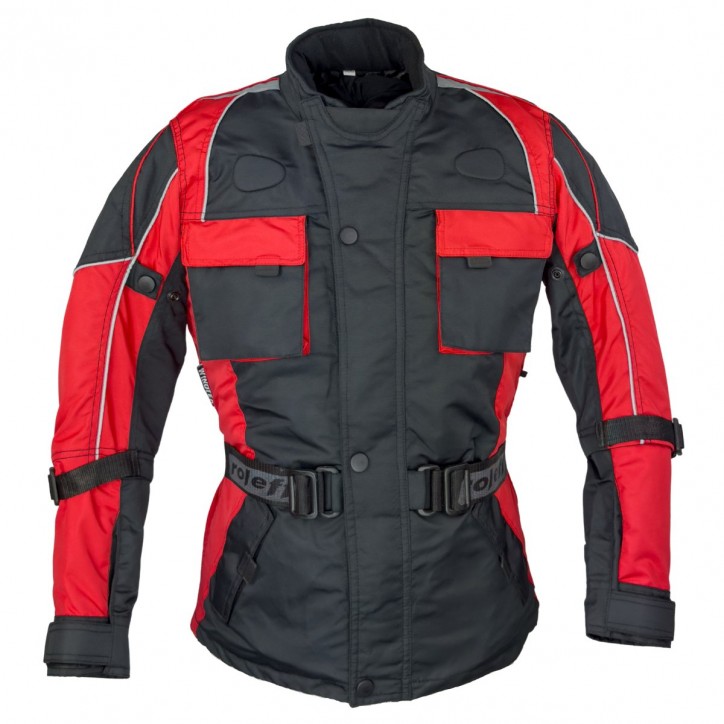 Roleff RO432K Motorradjacke für Kinder, rot Günstig kaufen