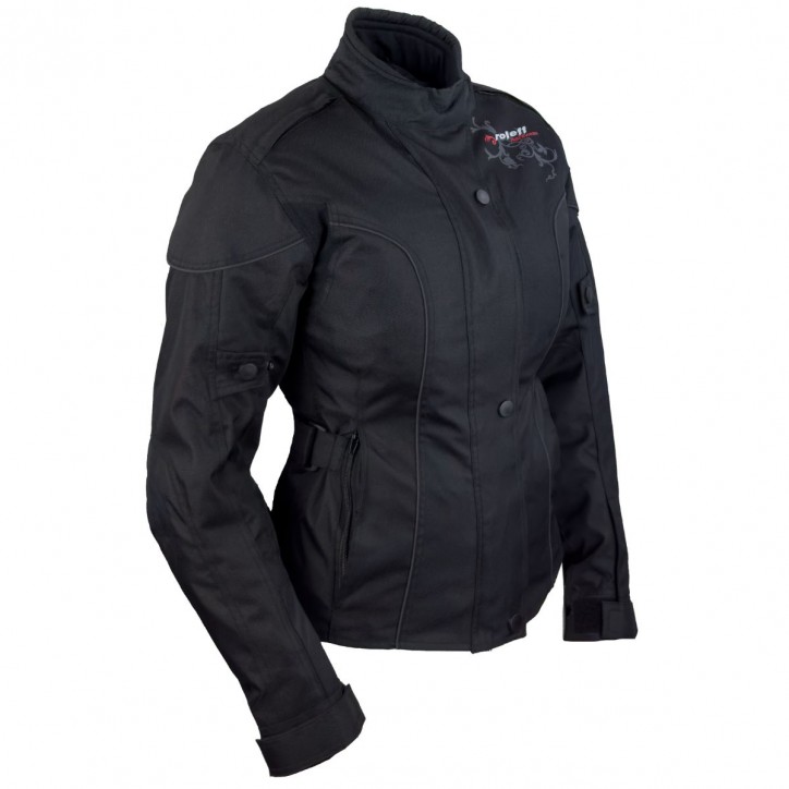 Roleff RO960 - Motorradjacke für Damen in Schwarz Exklusivangebot