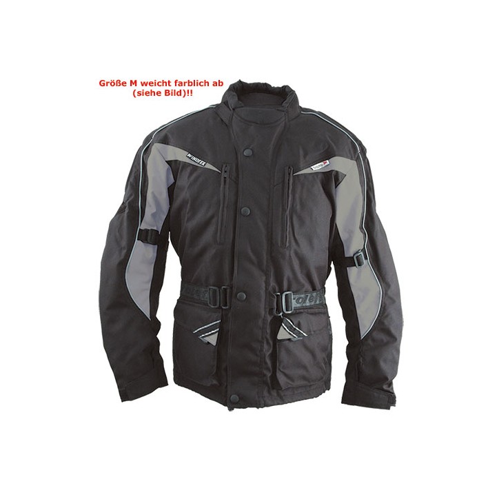 Roleff RO10003 - Motorradjacke in Schwarz / Grau Muttertagsangebot