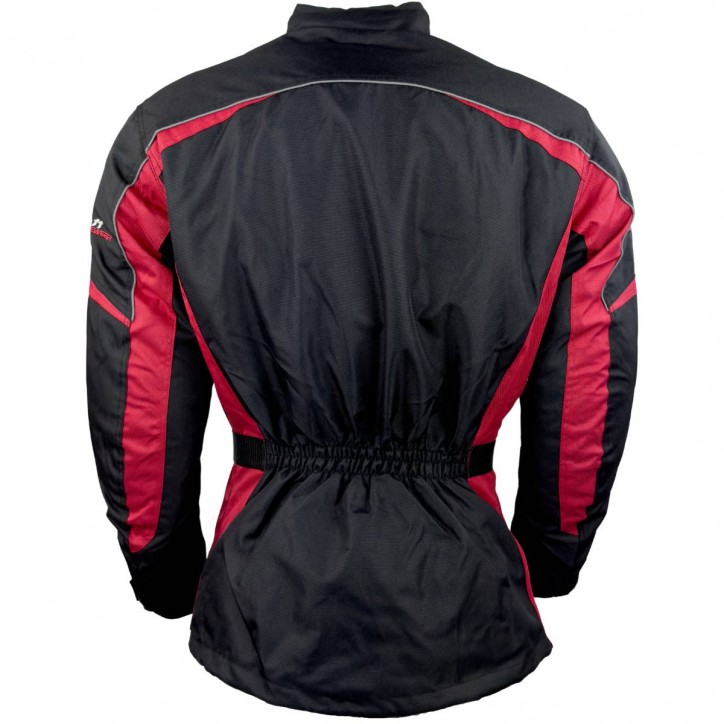 Roleff RO703 - Motorradjacke in Schwarz / Rot Vatertagsangebot