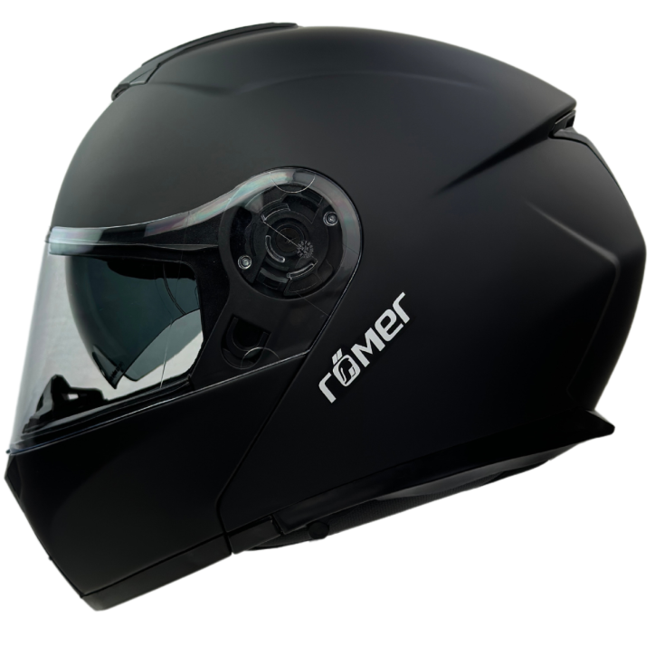 Roleff RR20770 - Römer Klapphelm -Motorradhelm mit Sonnenvisier, matt-schwarz Top Angebot