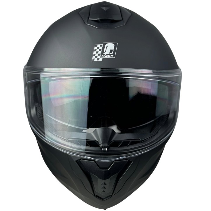 Roleff RR20170 - Römer Motorradhelm - Integralhelm mit Sonnenvisier, schwarzmatt Exklusive Angebote