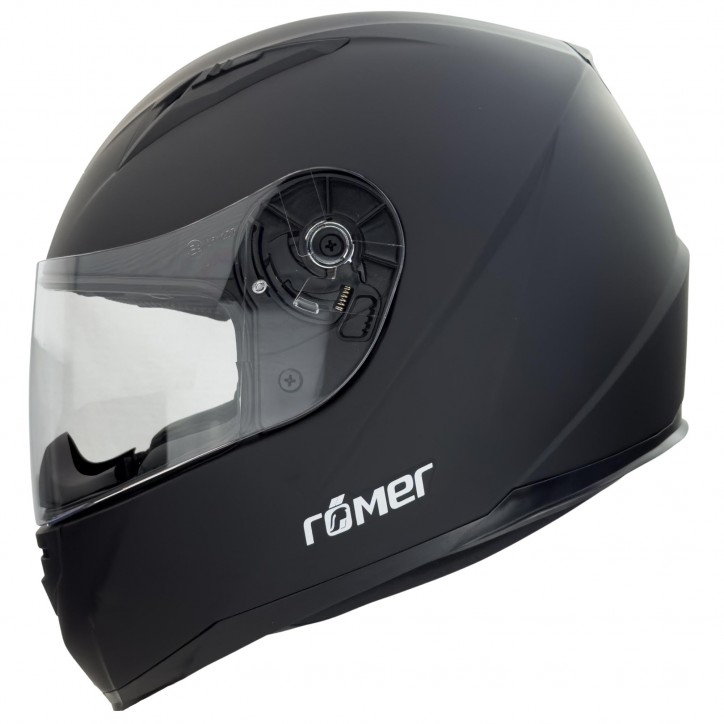 Roleff RO20040 - Motorradhelm mit Belüftung, matt schwarz Neuheiten