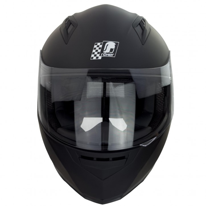 Roleff RO20040 - Motorradhelm mit Belüftung, matt schwarz Neuheiten