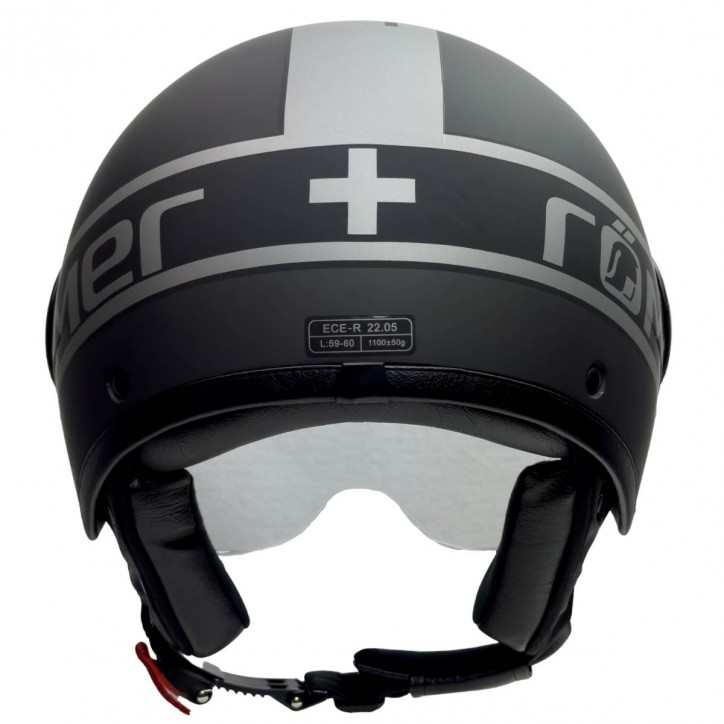 Roleff Motorrad- Jethelm mit Pilotenvisier in edlem Design Bestseller