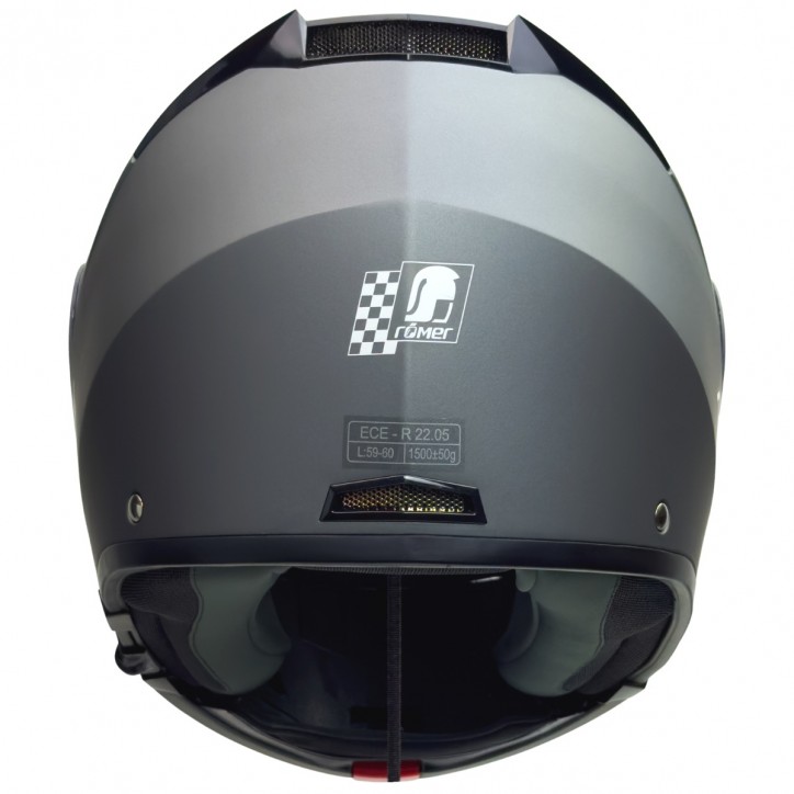 Roleff RO20056 - Klapphelm mit integriertem Sonnenvisier in Titanium Saisonale Angebote