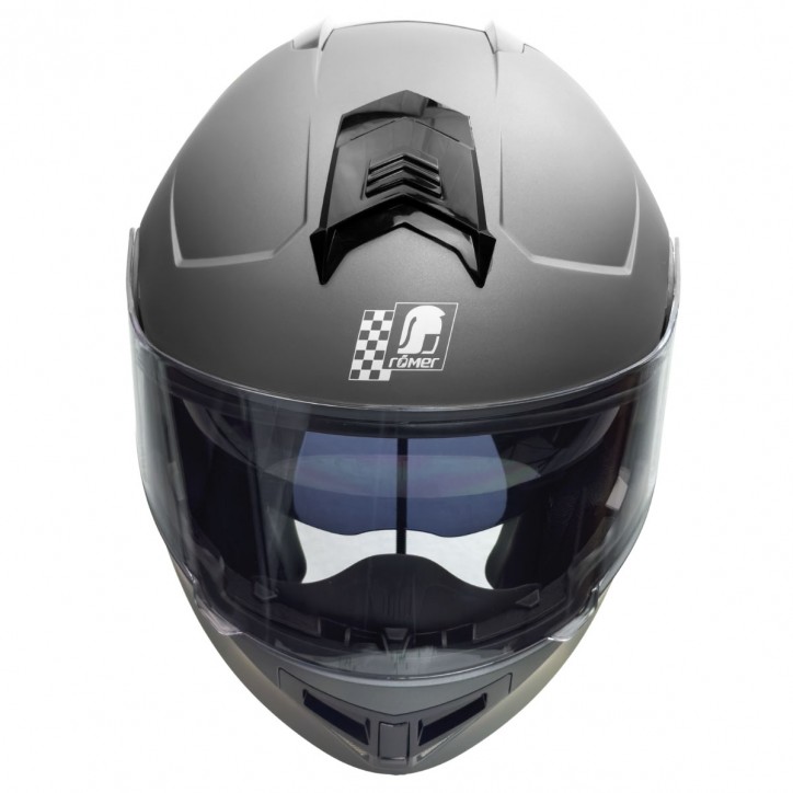Roleff RO20056 - Klapphelm mit integriertem Sonnenvisier in Titanium Saisonale Angebote