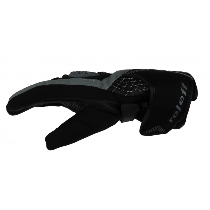 Roleff RO202 - Schwarz-Graue Motorradhandschuhe Letzte 3 Tage