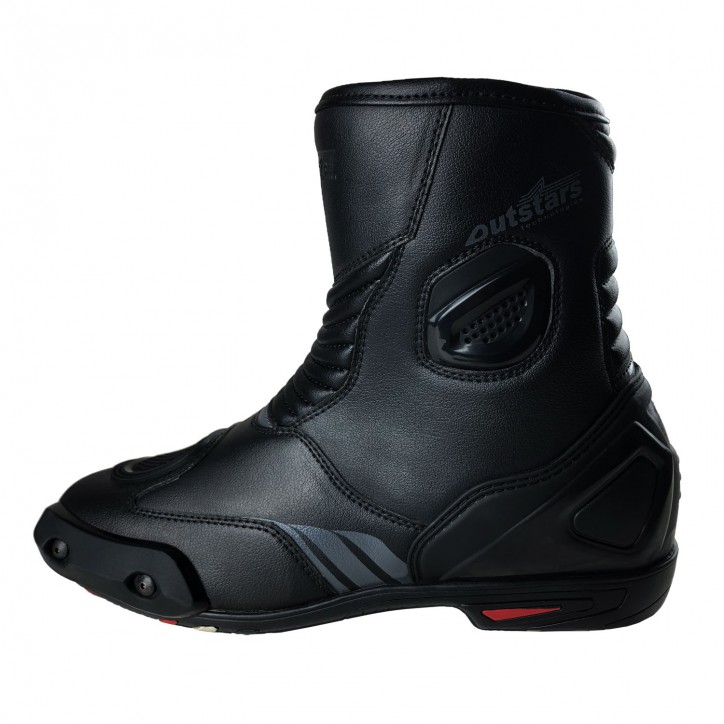 Roleff RO020 - Halbhoher Motorradstiefel "Sport", mit auswechselbaren Schleifpads Discount Store für neue Produkte