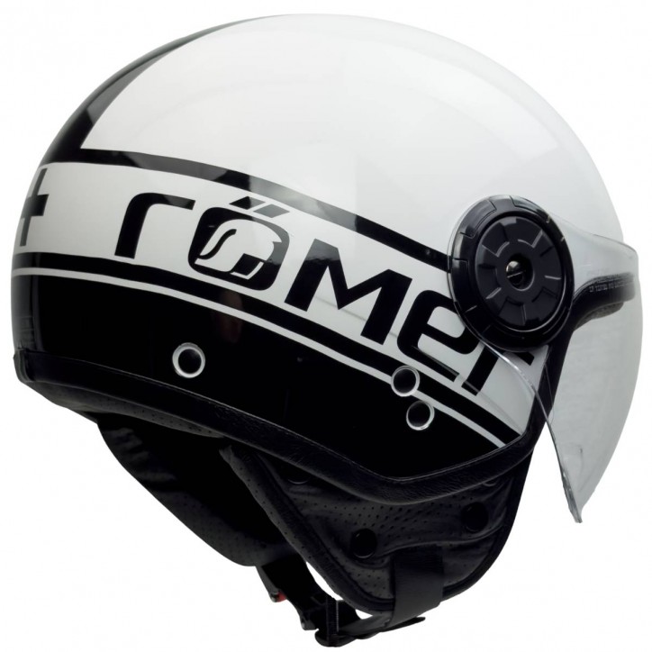Roleff Motorrad- Jethelm - Hochglanz Lackierung & Pilotenvisier Günstig kaufen