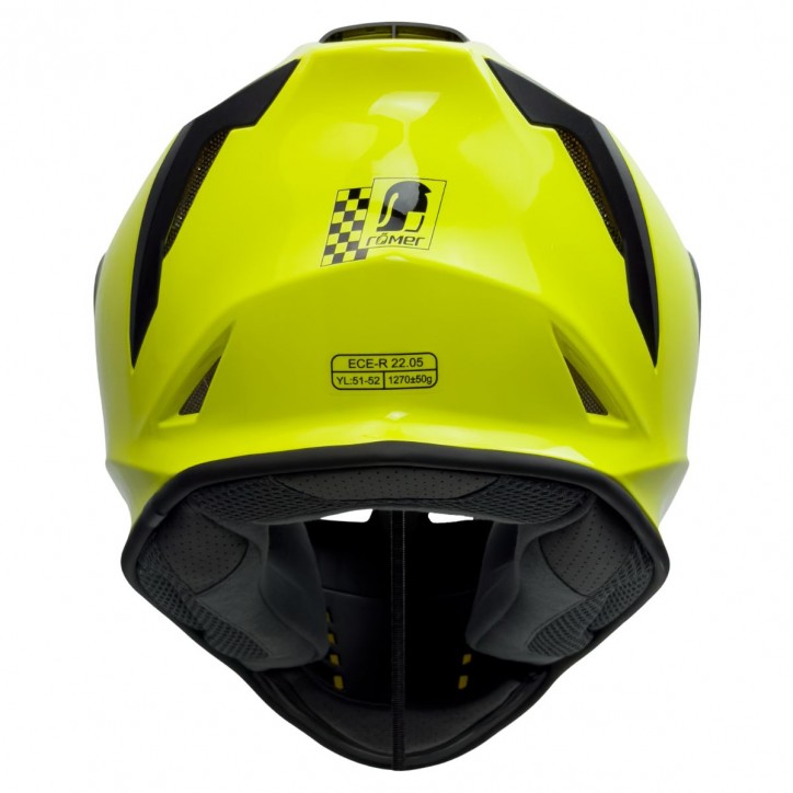 Roleff RO5019 - Kinder Motorradhelm in Neongelb Versandkostenfrei