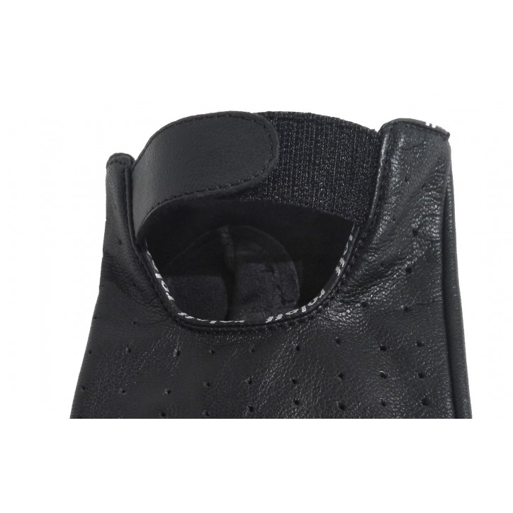 Roleff RO30 - Schwarze, fingerlose Handschuhe aus Leder Riesige Ersparnisse