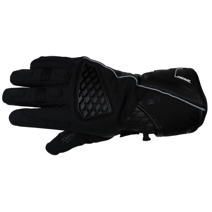 Roleff RO201 - Schwarze Motorradhandschuhe Tiefpreis