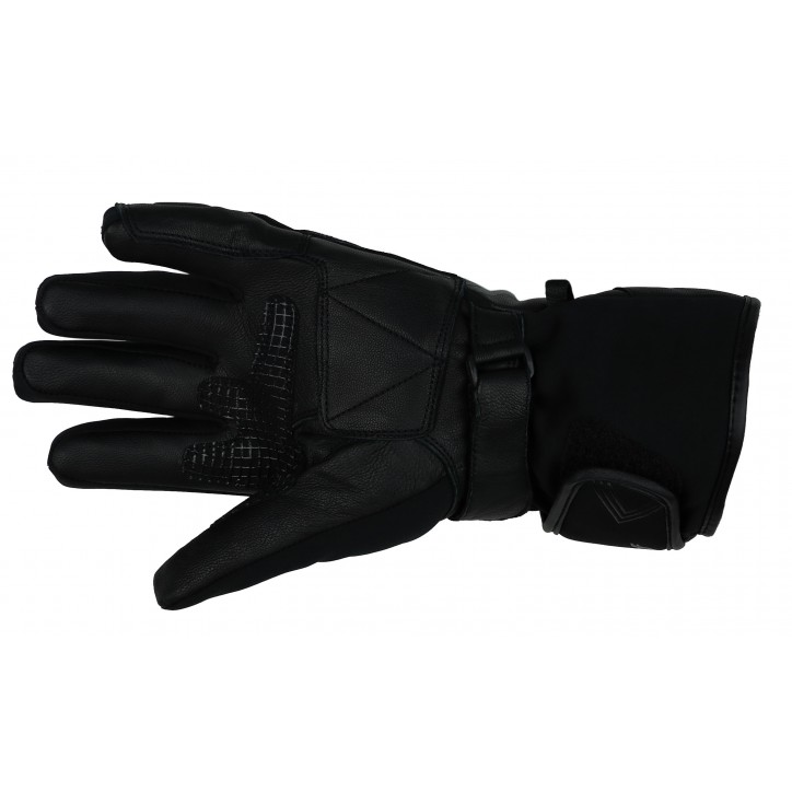 Roleff RO201 - Schwarze Motorradhandschuhe Tiefpreis