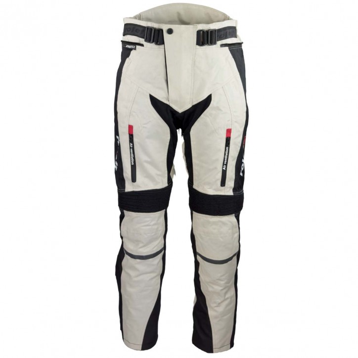 Roleff RO1524 - Helle Motorradhose mit Belüftungssystem und Stretch-Einsätzen Begrenzte Freigabe