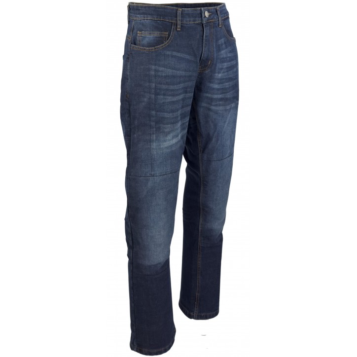 Roleff RO175 - Blaue Aramid Motorradjeans mit Protektoren für Herren Bis zu 55% Rabatt