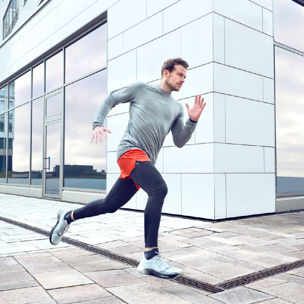 ﻿Runamics Merino Running Longsleeve Herren, grau Zeitbegrenzte Promotion