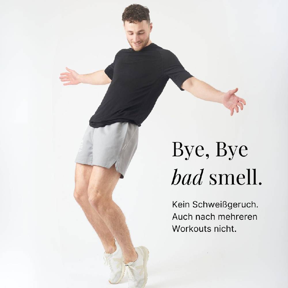 Runamics Superlight Merino Laufshirt Herren, schwarz Super Rabatt