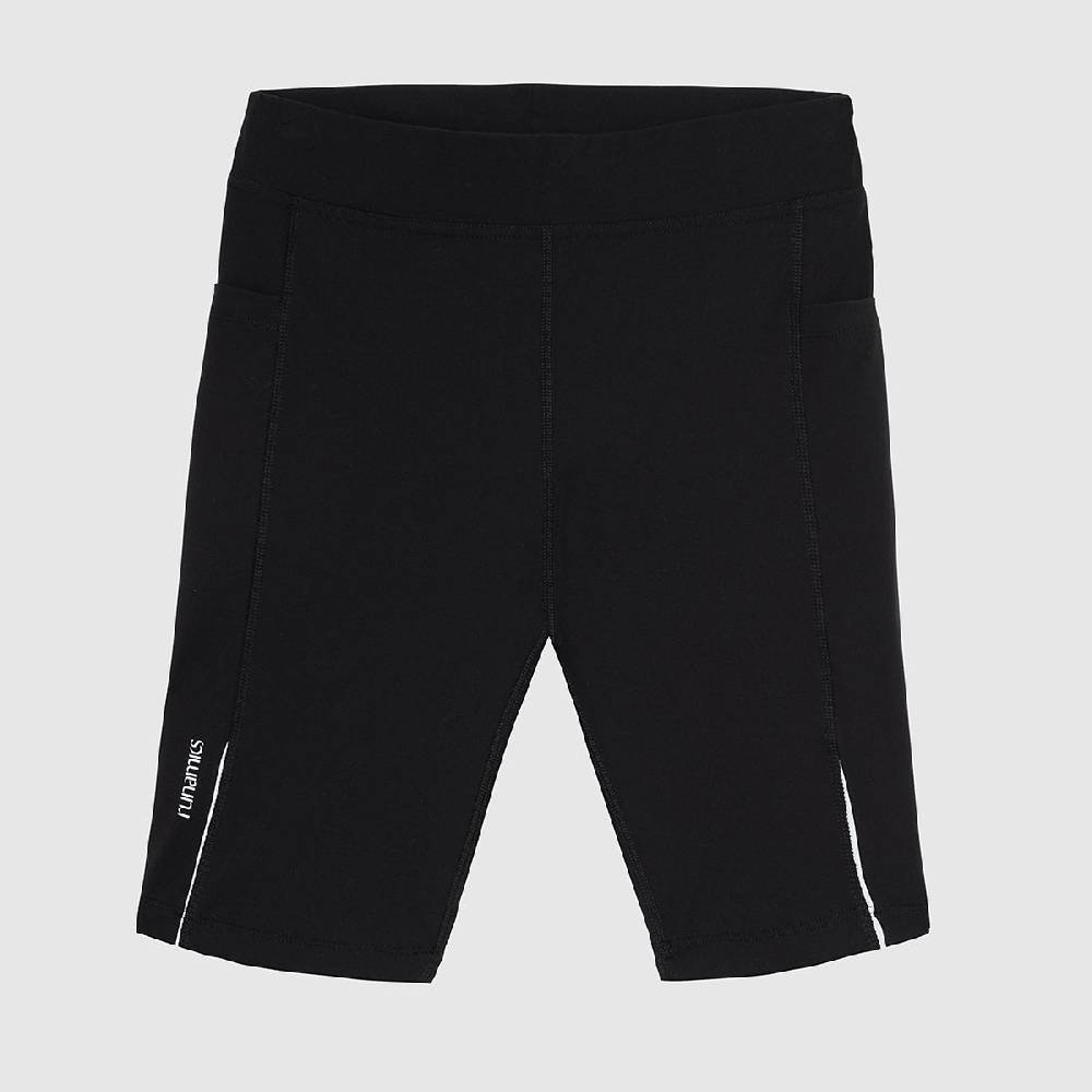 Runamics Kurze Lauftights Damen, schwarz, mit Tasche Angebote