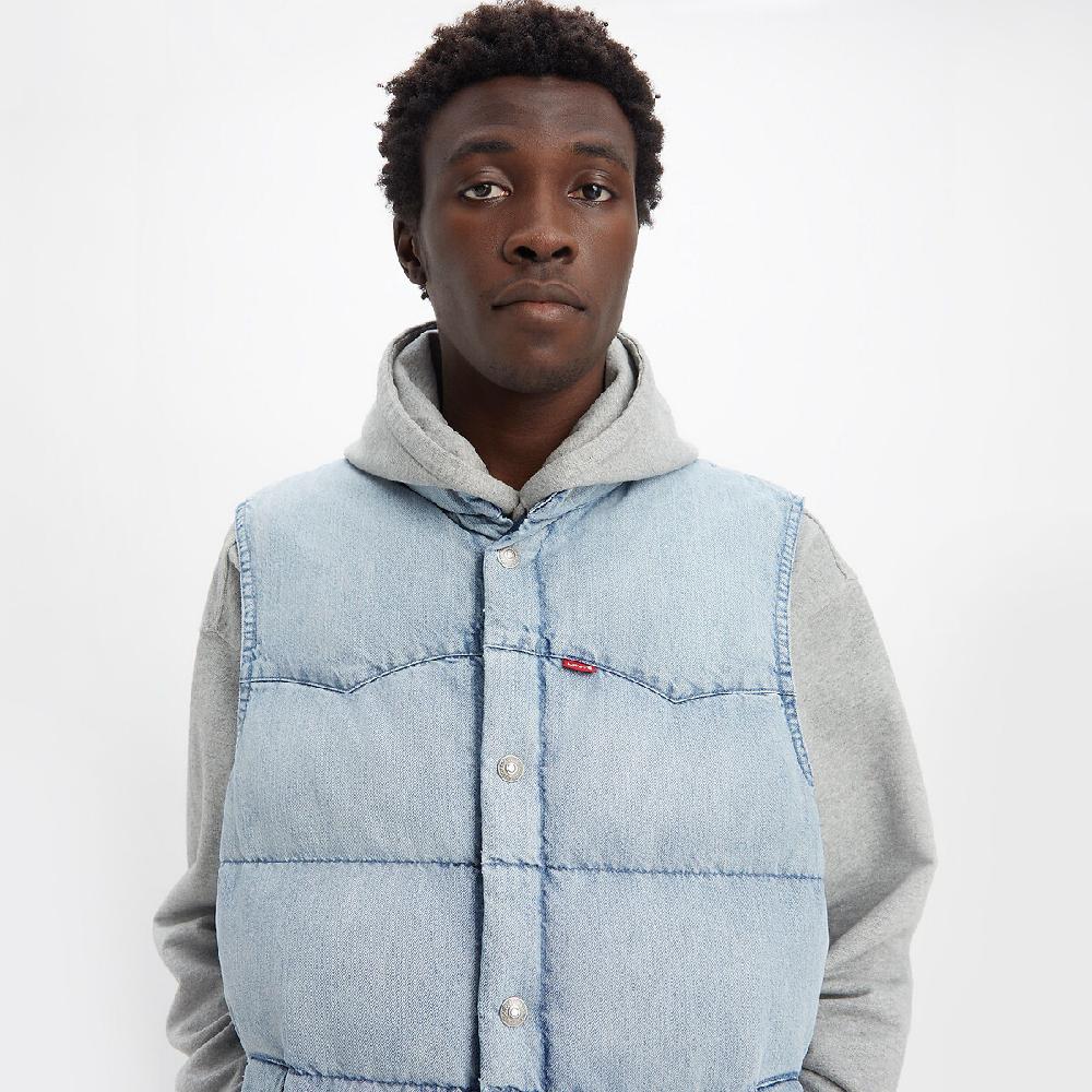 laredoute Gestepptes Jeans-Gilet hellblau LEVI'S Kostenloser Versand international