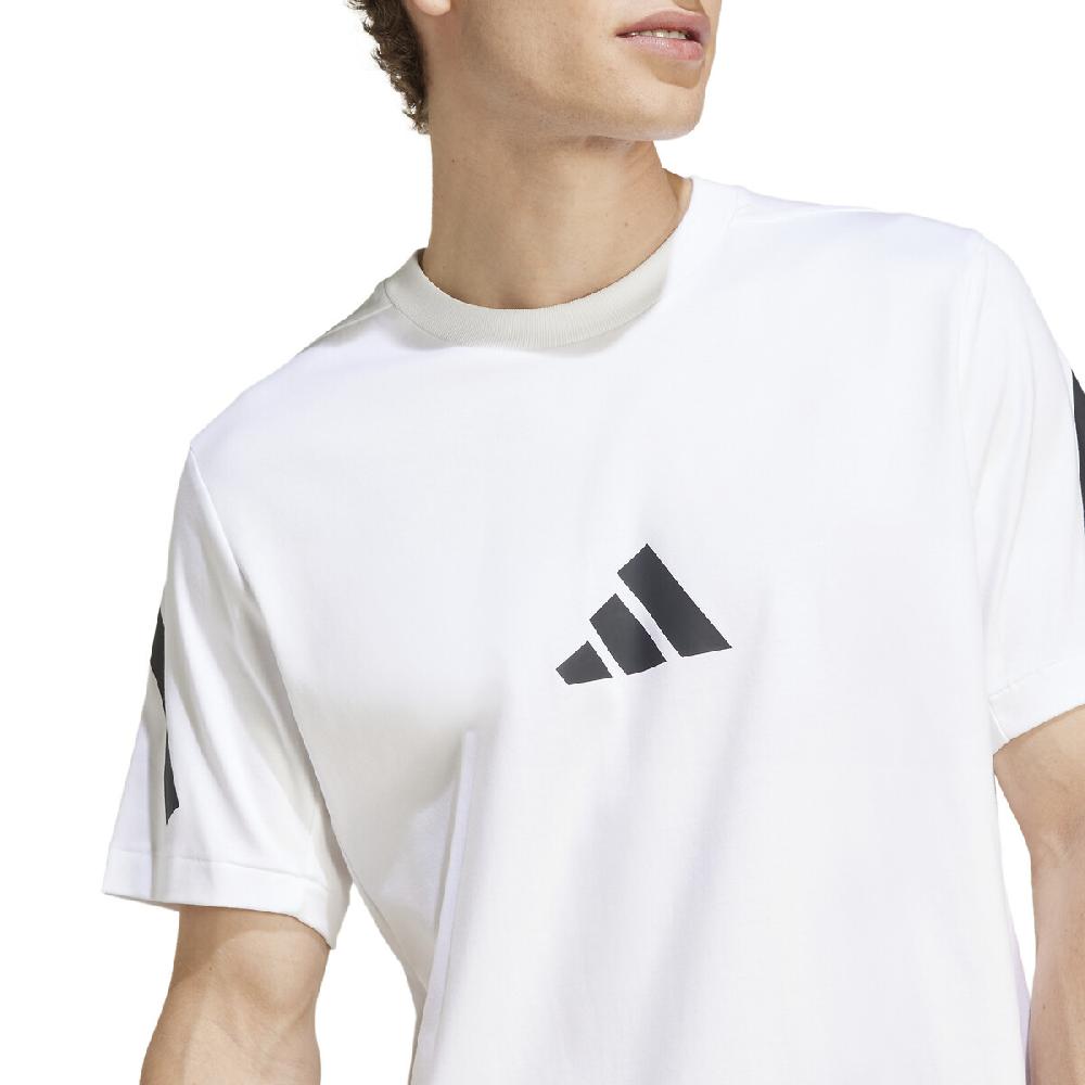 laredoute T-Shirt mit Logo-Patch aus Silikon weiss adidas Performance Fabrikverkauf