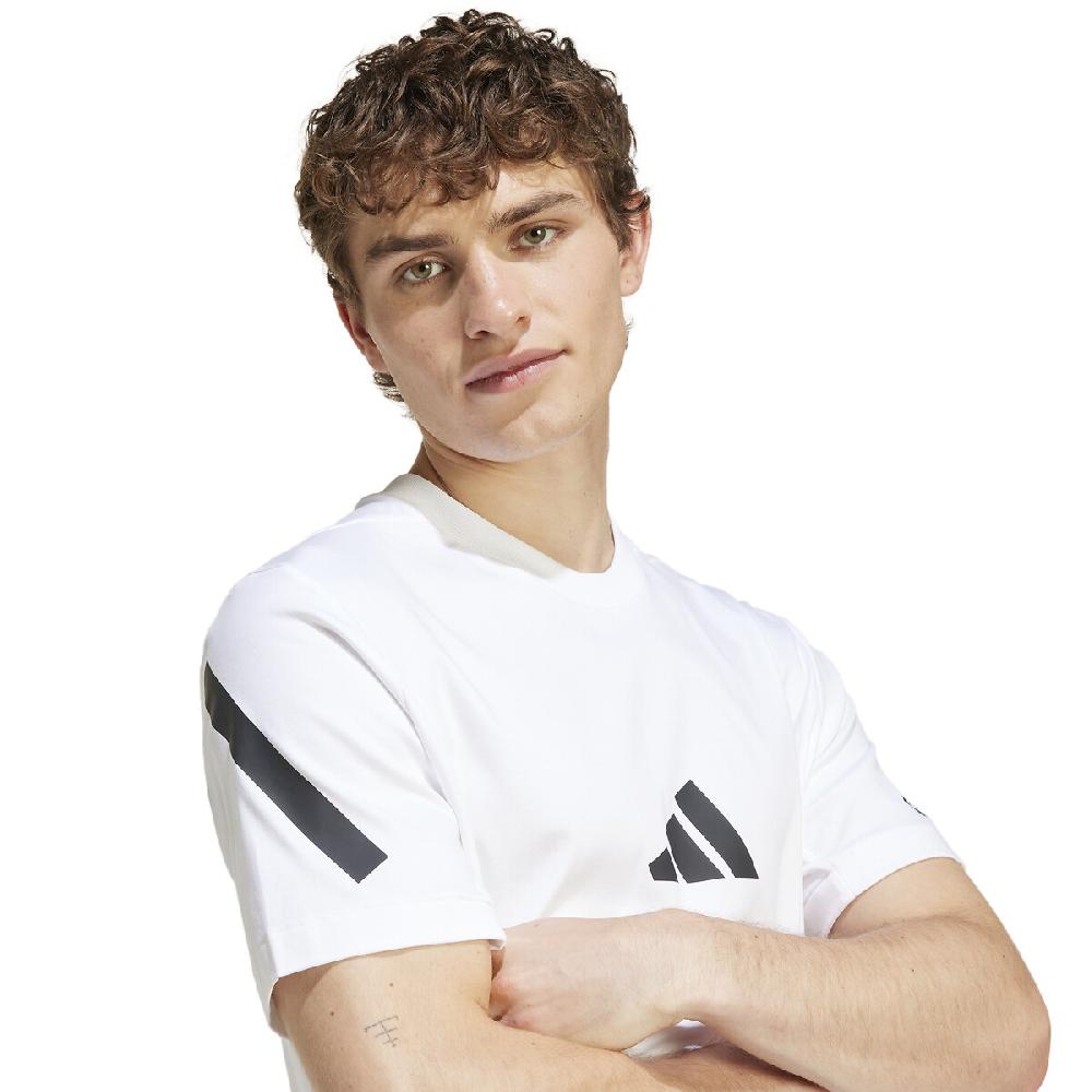 laredoute T-Shirt mit Logo-Patch aus Silikon weiss adidas Performance Fabrikverkauf