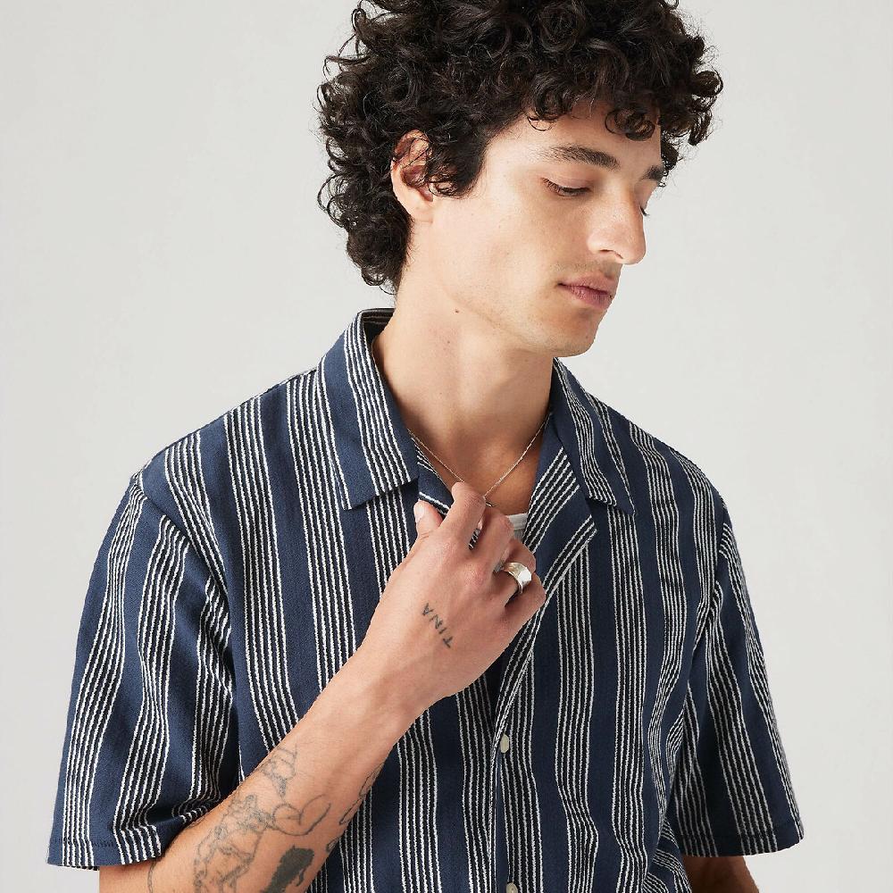 laredoute Gestreiftes Kurzarm-Hemd Baumwolljersey blau gestreift LEVI'S Begrenzte Freigabe