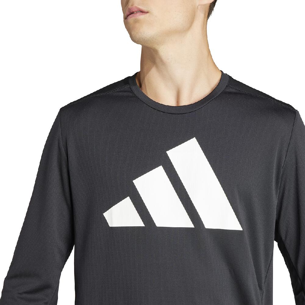 laredoute Langarmshirt mit grossem Logoprint schwarz adidas Performance JETZT KAUFEN