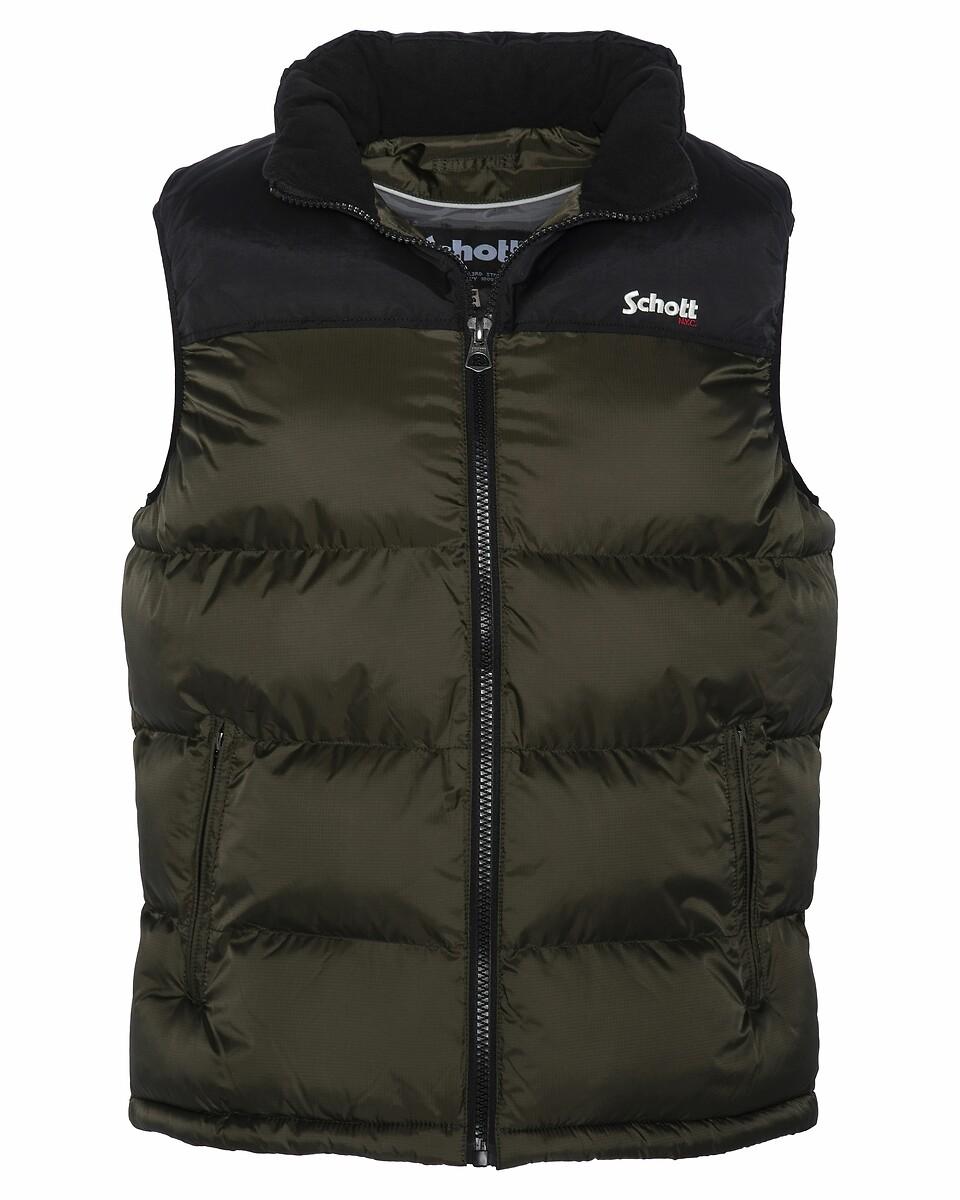 laredoute Steppgilet Utah V zweifarbig - SCHOTT Neueste Stile