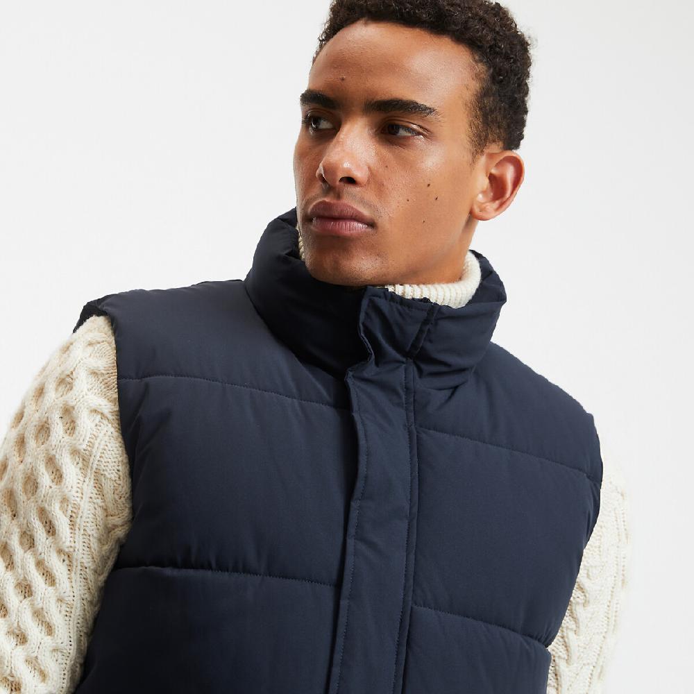 laredoute Kurzes Steppgilet für die Übergangszeit Stehkragen dark navy LA REDOUTE COLLECTIONS Nur noch ein Tag übrig